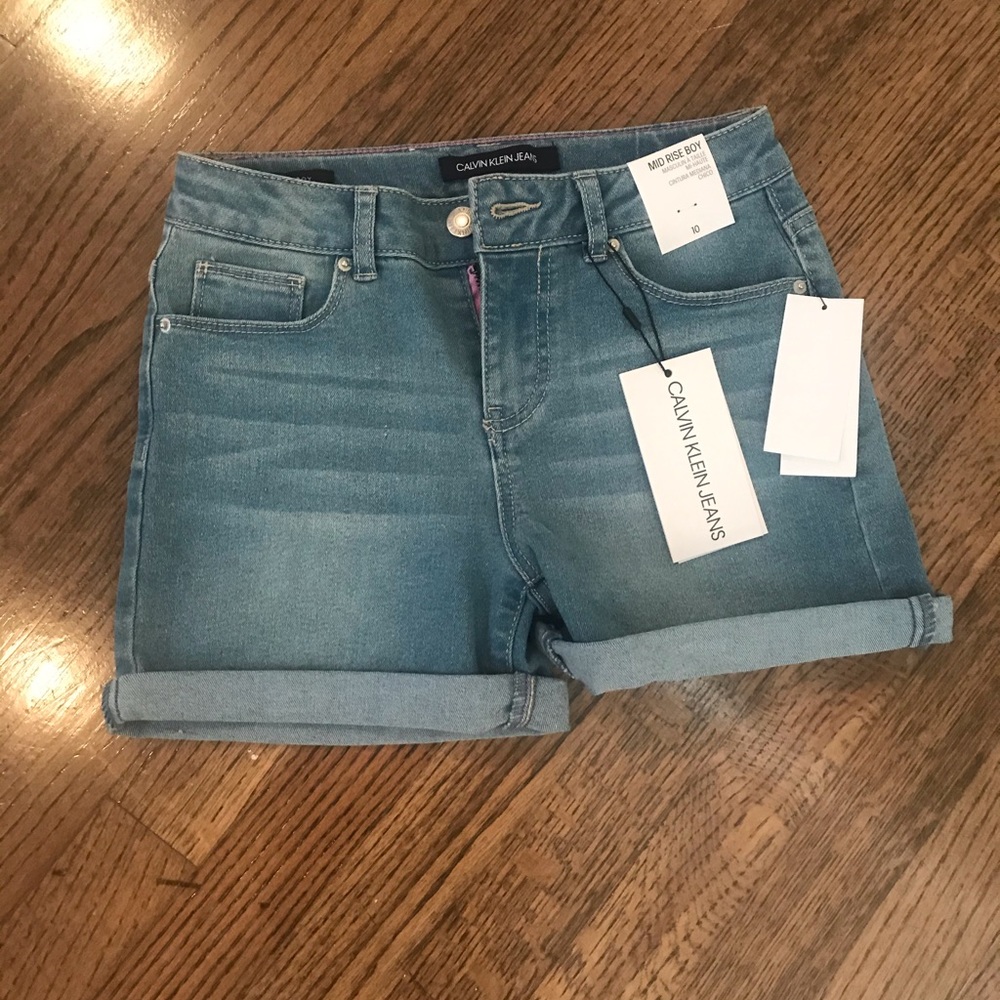 Calvin Klein Jean shorts NWT
